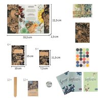 Le monde merveilleux des herbes - Coffret de multiplication des graines bio pour tous les jardiniers*en herbe