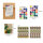 Pochettes cadeaux - Splendeur florale - 40 pochettes en papier colorées / sachets plats avec 8 designs différents