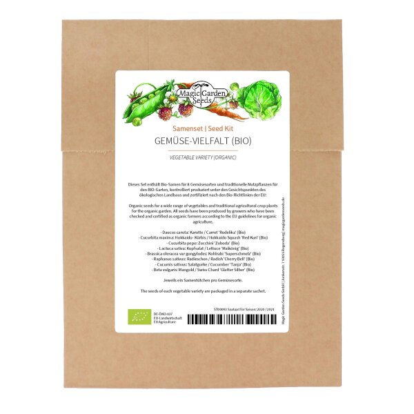 Variété de légumes (bio) -  kit de graines